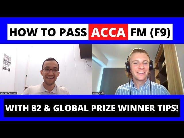 ⭐️ HOW TO PASS ACCA FM (F9) WITH 82 AND ACCA GLOBAL PRIZEWINNER TIPS! ⭐️ ACCA Financial Management