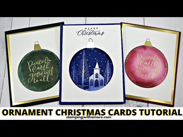 Learn how to make Two Beautiful Christmas Cards that you will want to make again (Easy one to make)