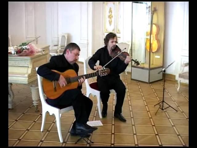 A. Barsukov (guitar), V. Bessonov (violin) "Recuerdos de la Alhambra"