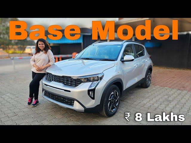 Best Base Model Ever   - Kia Sonet - ₹8 Lakhs | Wireless Apple Carplay | Camera