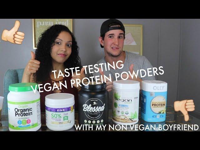 Taste Testing Vegan Protein Powders With Non Vegan Boyfriend