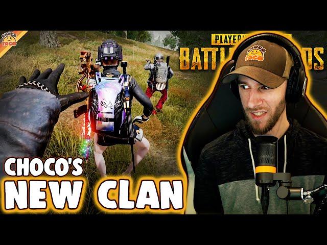 chocoTaco Joined a PUBG Clan? ft. Halifax & Swagger - PUBG Erangel Squads Gameplay