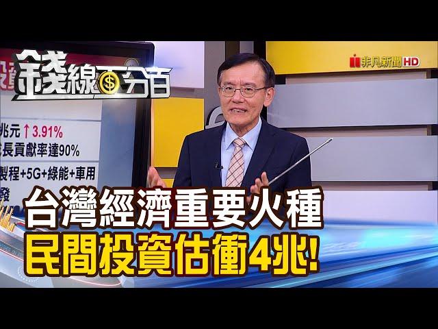 《台灣經濟重要火種 今年"民間投資"估衝破4兆!》【錢線百分百】20210305-3│非凡財經新聞│