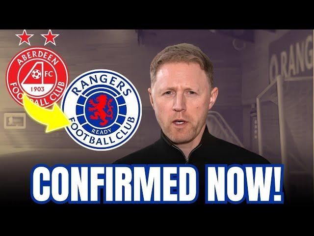 DONE DEAL: Aberdeen STAR Gives GREEN LIGHT to Rangers SWITCH | rangers fc news