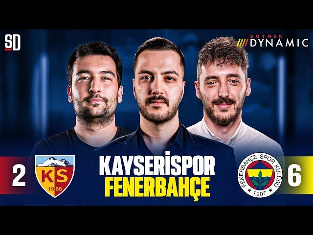 "TAKIMIN GENELKURMAY BAŞKANI" | Kayserispor 2-6 Fenerbahçe, Oğuz Aydın, Tadic, Mourinho, Talisca