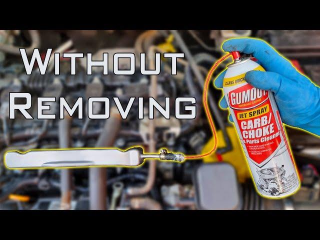 Fuel Injection cleaning in less THAN 5 MINUTE/HOW TO clean injection Directly without disassembling