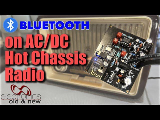 Boost Your Vintage "AC/DC Hot-Chassis" Tube Radio with Bluetooth! Does my design work as is?