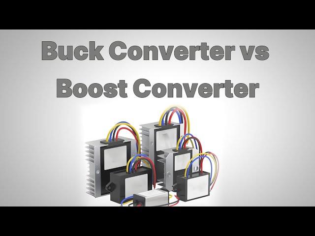 Buck vs Boost Converter: Understanding the Differences