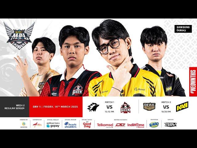  LIVE | MPL ID S15 | Regular Season Day 1 Week 2 | English