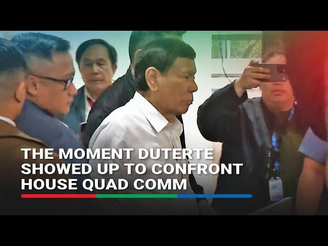 As it happened: Arrival of Rodrigo Duterte at House of Representatives | ABS-CBN News