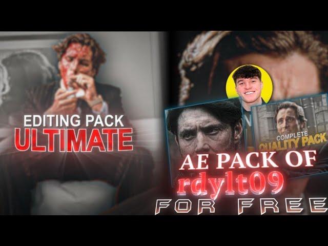 RDYLT09’s After Effects Presets GIVEAWAY – LEAKED!|| After Effects Pack For Free