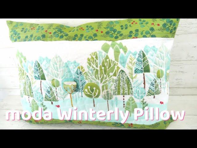 moda新作生地 【Winterly】で作るピロー