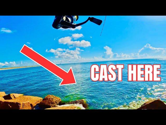 EPIC jetty Fishing Spots (Port Aransas, Texas)