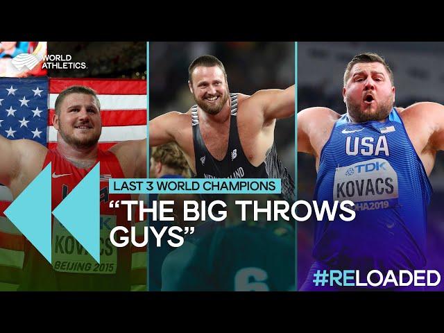 Men's Shot Put World Champions | Last Three