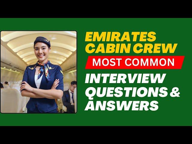 Emirates Cabin Crew Interview Questions and Answers for 2025