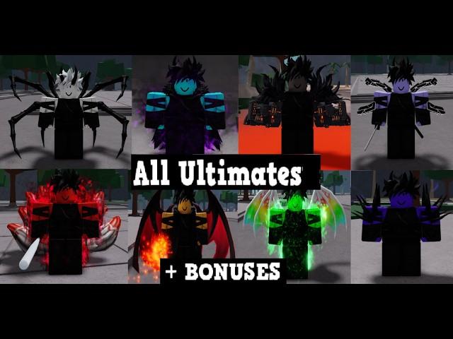 ALL ULTIMATES IN THE STRONGEST BATTLEGROUNDS