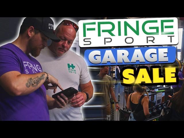 The Fringe Sport Garage Sale - Our BUSIEST Weekend Ever