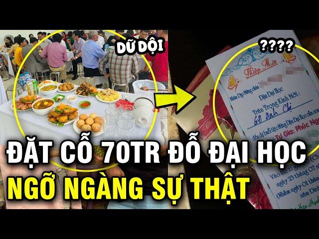 Đặt cỗ 70 triệu mừng con đỗ ĐH, bố mẹ "muối mặt" vì khách đến rồi đồng loại bỏ về