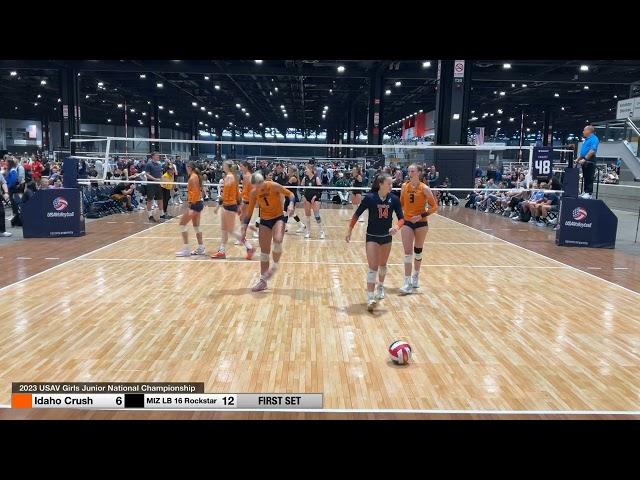 2023 USAV National Championship - Idaho Crush 16 Bower vs MIZ LB 16 Rockstar