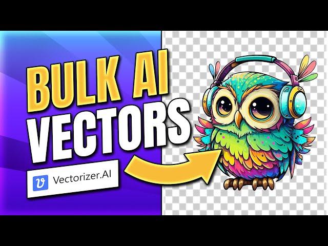 How to Vectorize your Ai Art in BULK (MyDesigns Tutorial)