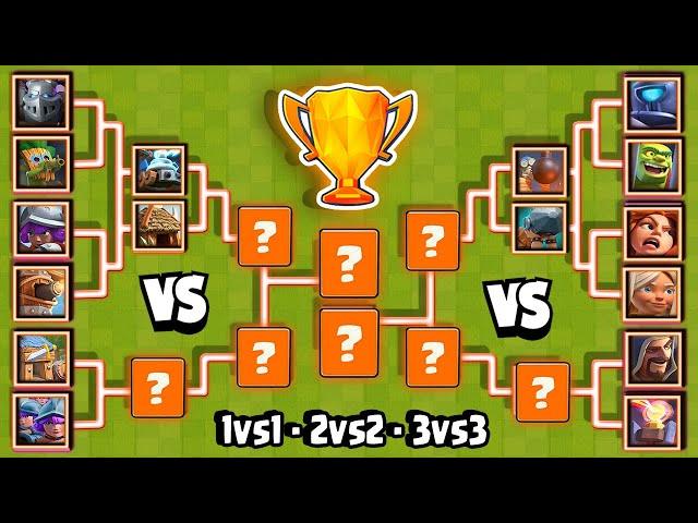 TORNEO de CARTAS ESPECIALES | 1vs1 - 2vs2 - 3vs3 | Clash Royale