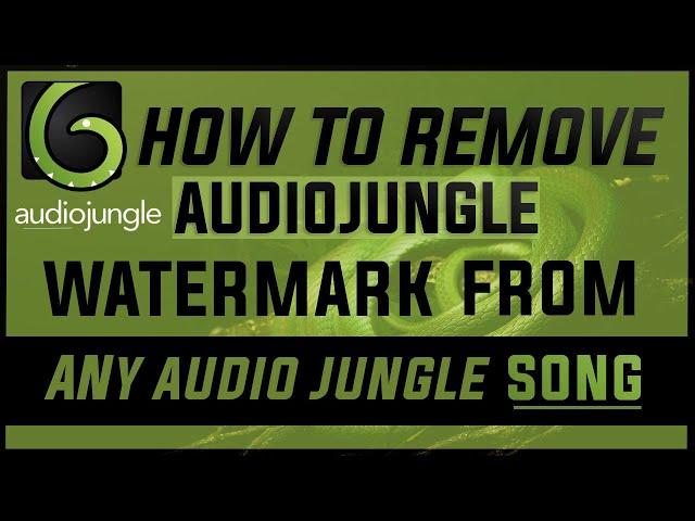 Remove Audiojungle Watermark in less than 2 Min!!! | Flitzip