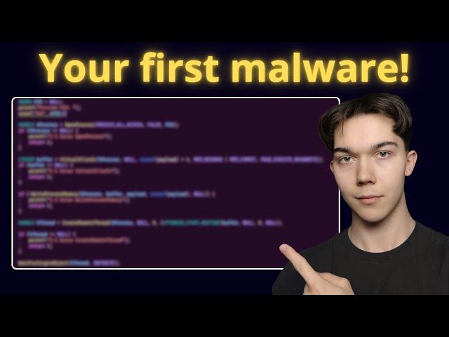 How to write your first malware as a beginner