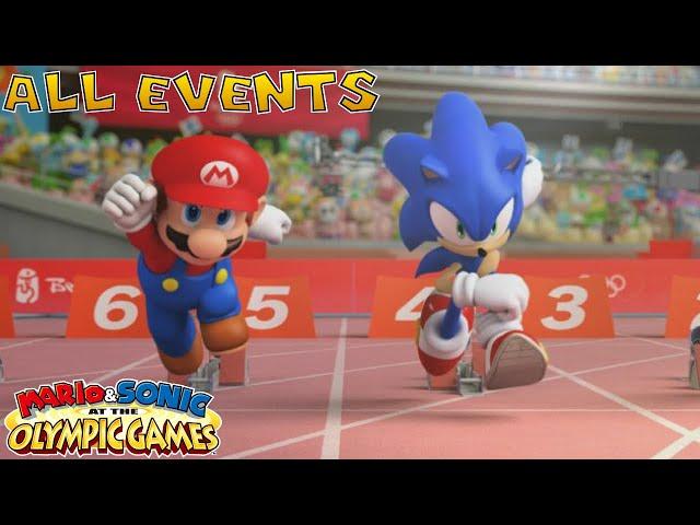 Mario & Sonic at the Olympic Games (Wii) [4K] - All Events