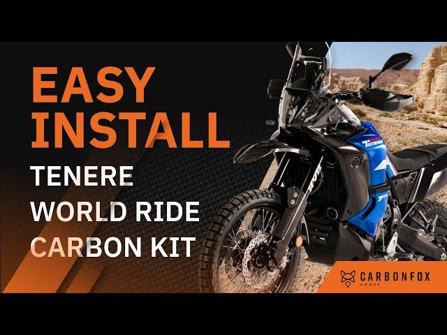 Step-by-Step Guide: Installing the Carbon Fox Kit on Your Yamaha Tenere 700 World Ride