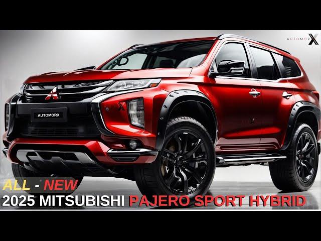 Mitsubishi Pajero Sport Hybrid 2025 Launched | More Modern and More Comfortable!