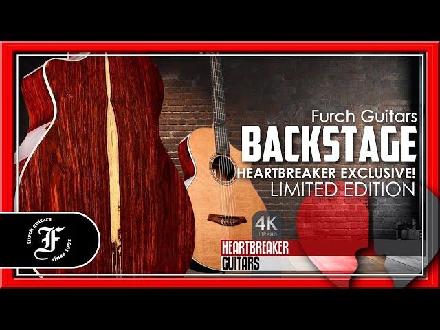 Heartbreaker Exclusive from Furch Guitars! The Backstage Edition - Amazing Cocobolo back and sides!