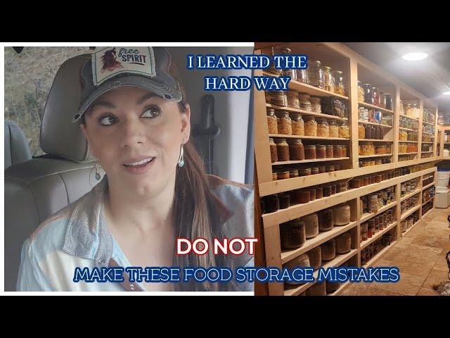 MOST COMMON FOOD STORAGE MISTAKES AND HOW TO AVOID THEM | NATIONAL PREPAREDNESS MONTH