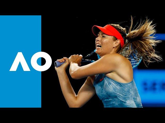 Maria Sharapova v Rebecca Peterson match highlights (2R) | Australian Open 2019