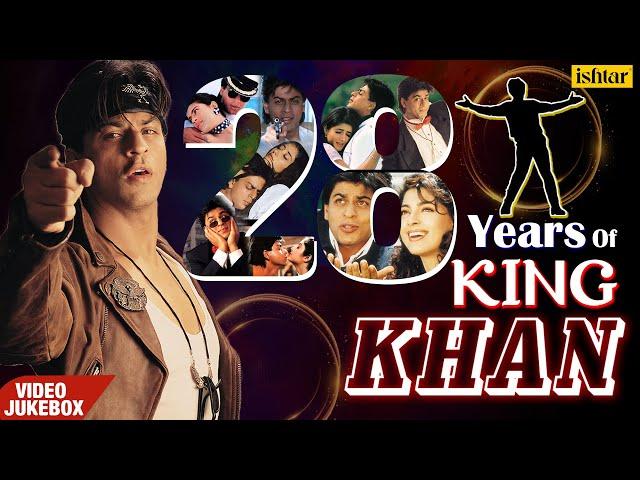 Songs Of Shah Rukh Khan | VIDEO JUKEBOX | 28 Years of King Khan | Songs Of SRK | 90's Songs