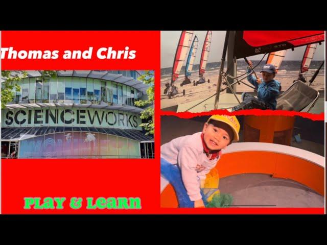 Thomas and Chris have a fun day at Melbourne Scienceworks Museum.