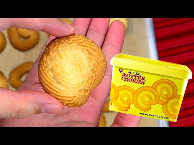 3-Ingredient Butter Cookies Recipe