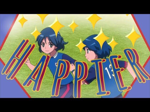 [AMV] "Inazuma Eleven" Ichihoshi Mitsuru and Ichihoshi Hikaru- Happier