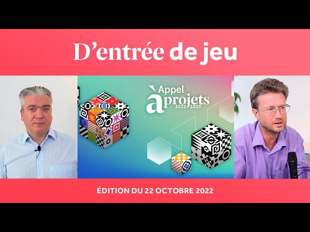 D'entrée de Jeu #16 - Edition du 22 octobre 2022