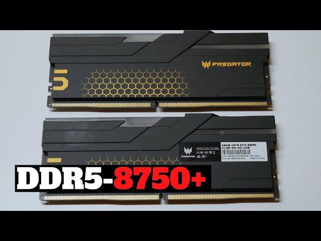 Predator just Released the Best DDR5 Memory - Hermes RGB Unboxing & Overclocking to 8750MHz