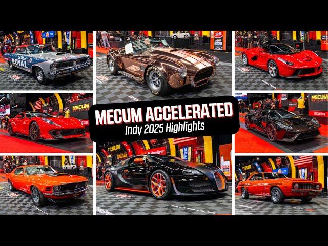 6 to 7 Figure Collector Cars Sold at Mecum Indy 2025