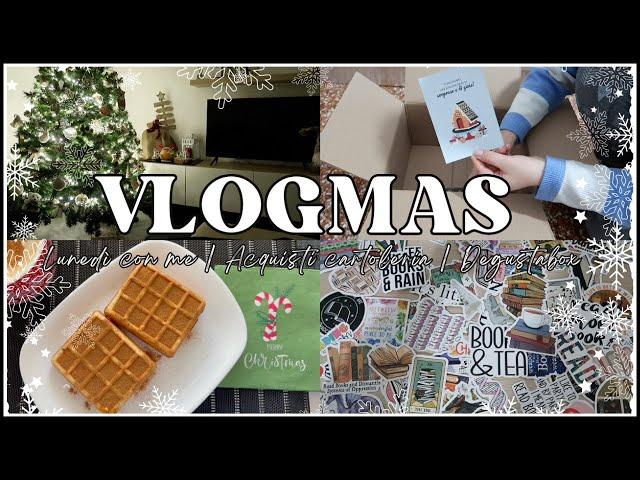 Vlogmas #9 | Monday with me  | Stationery shopping  | Degustabox 