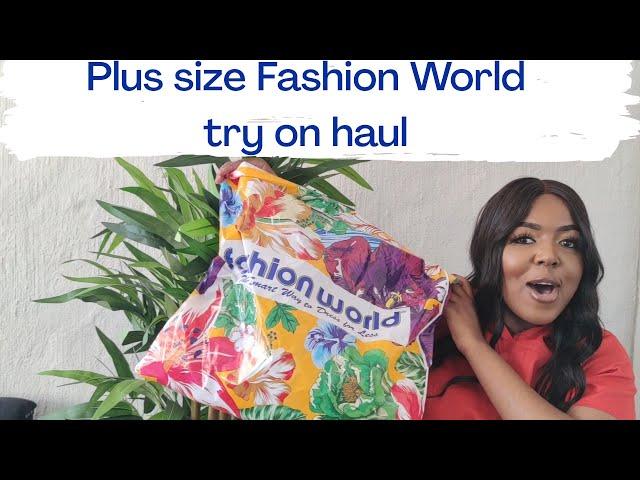 Plus size AFFORDABLE summer try on haul ft Fashion World| South African YouTuber| Namolinah