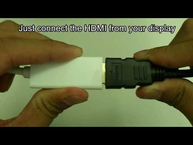 Mini DisplayPort to HDMI - Perfect for MAC users!