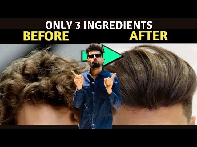 Men’s PERMANENT HAIR STRAIGHTENING At Home | Curly To Straight Hair | Mridul Madhok