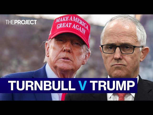 Trump Lashes Out After Turnbull Comments