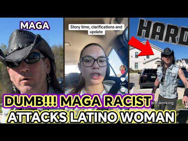 Racist MAGA Supporter Attacks LATINO  WOMAN – What Happens Next Will Leave You Speechless! #FAFO #US