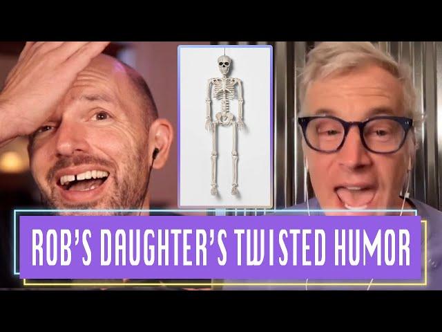 Rob Huebel's Daughter has a Dark Sense of Humor, Paul Scheer is SHOCKED!