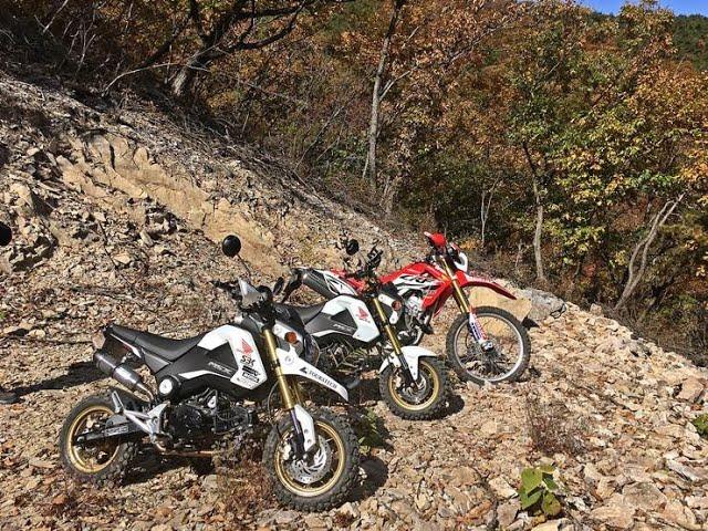 Honda Grom/MSX125 - hill climb at the south korea in gyeong-ju san-nae crazy stone road 2nd