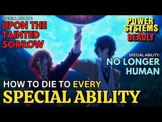 How EVERY Special Ability from Bungo Stray Dogs Could Kill You | Power Systems are Deadly