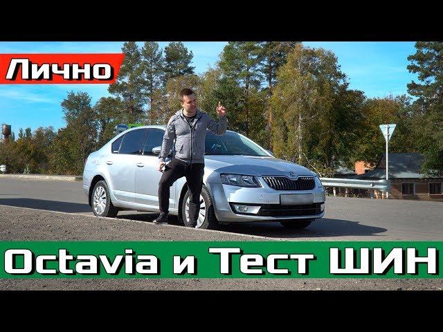 Новые VS Старые ШИНЫ! Сравниваем тормозной путь 100-0 у Skoda Octavia A7! #proAutoTV